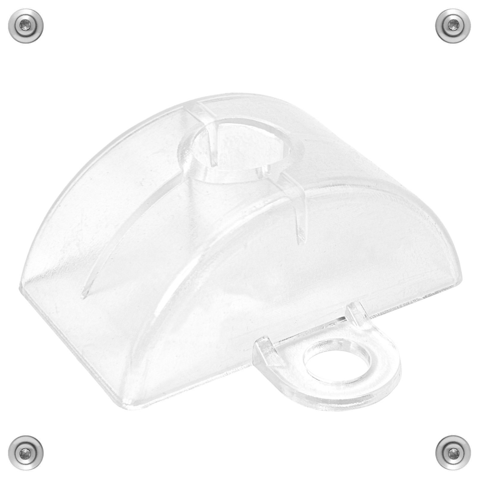 500 Kalotten Rotbraun RAL 8012 Aluminium 24/° f/ür Sinus Profil 76//18 Wellplatten Lichtplatten