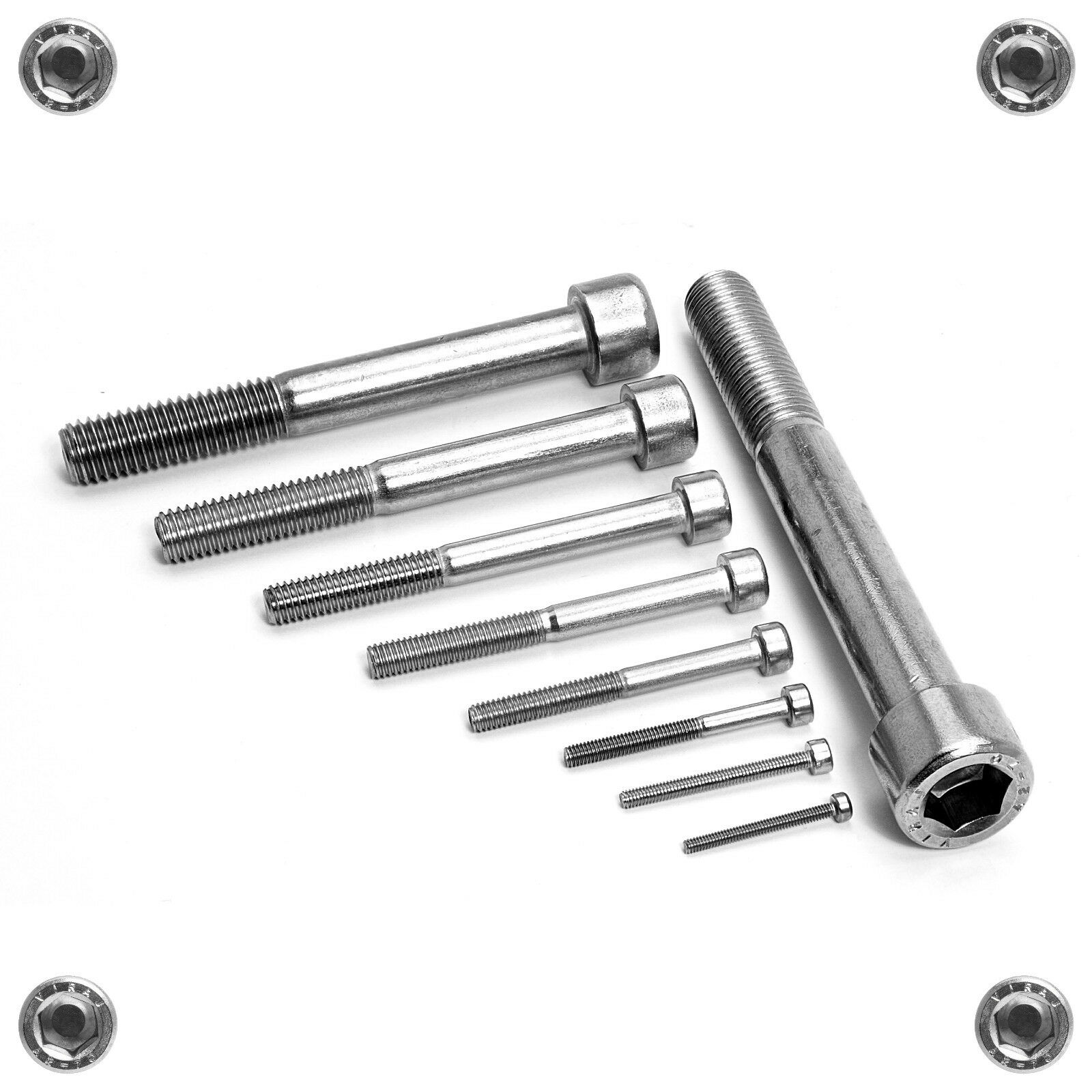 E-NORMpro Zylinderschraube DIN 912 8.8 Galvanisch Verzinkt Innensechskant M8 X 30 Mm 200 Stueck - Foto 11